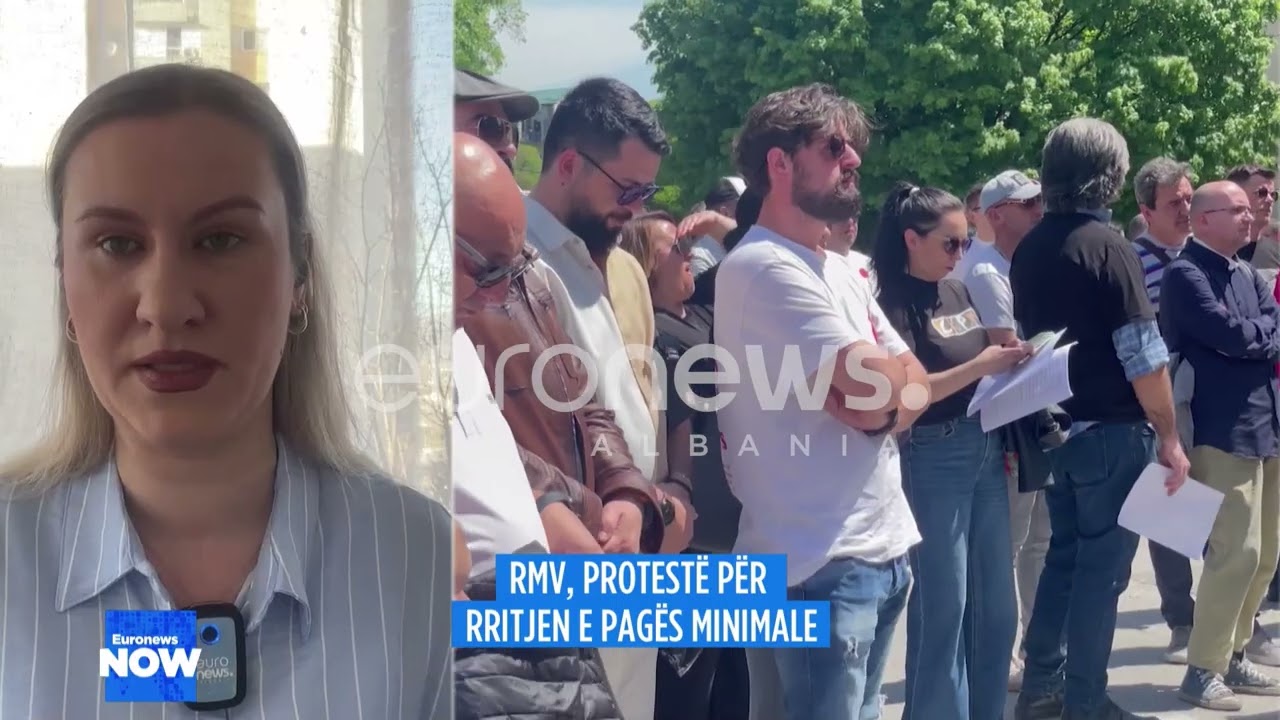 Protesta për rritjen e pagës minimale në RMV! Gazetarja: Nuk u arrit marrëveshja me qeverinë