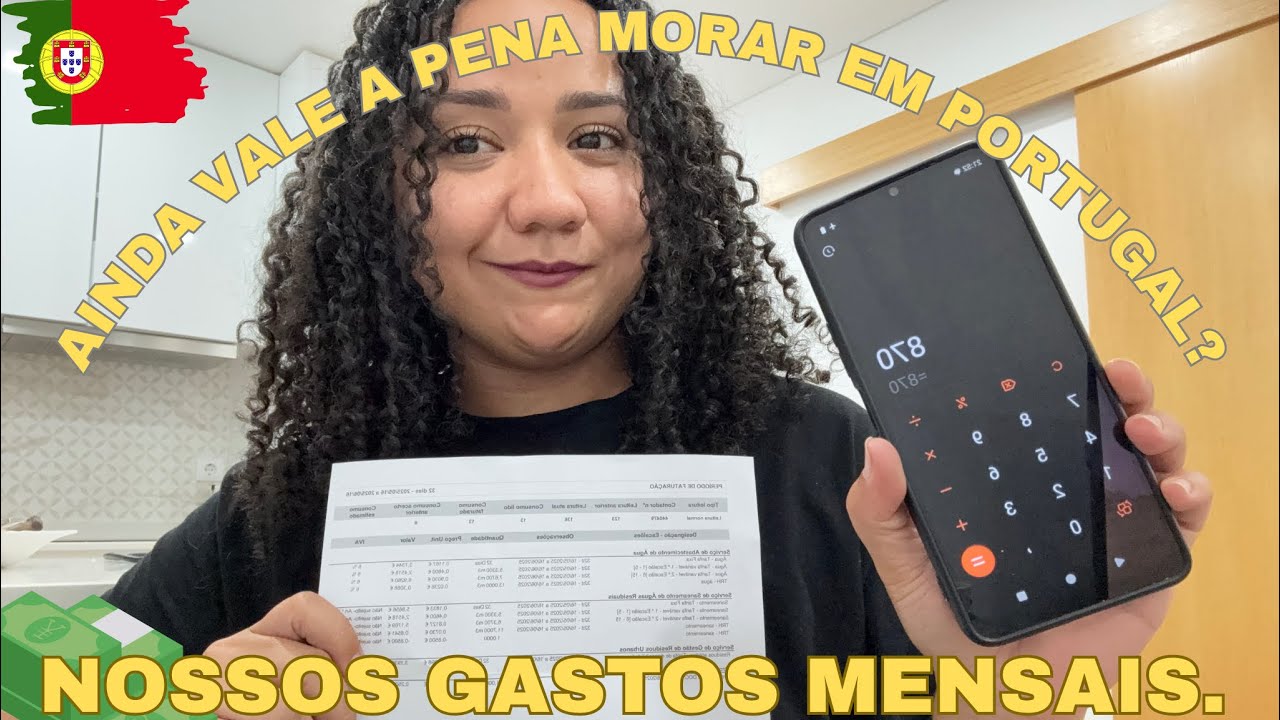 QUANTO GASTO POR MÊS VIVENDO EM PORTUGAL? 2025 💸🇵🇹🏠 