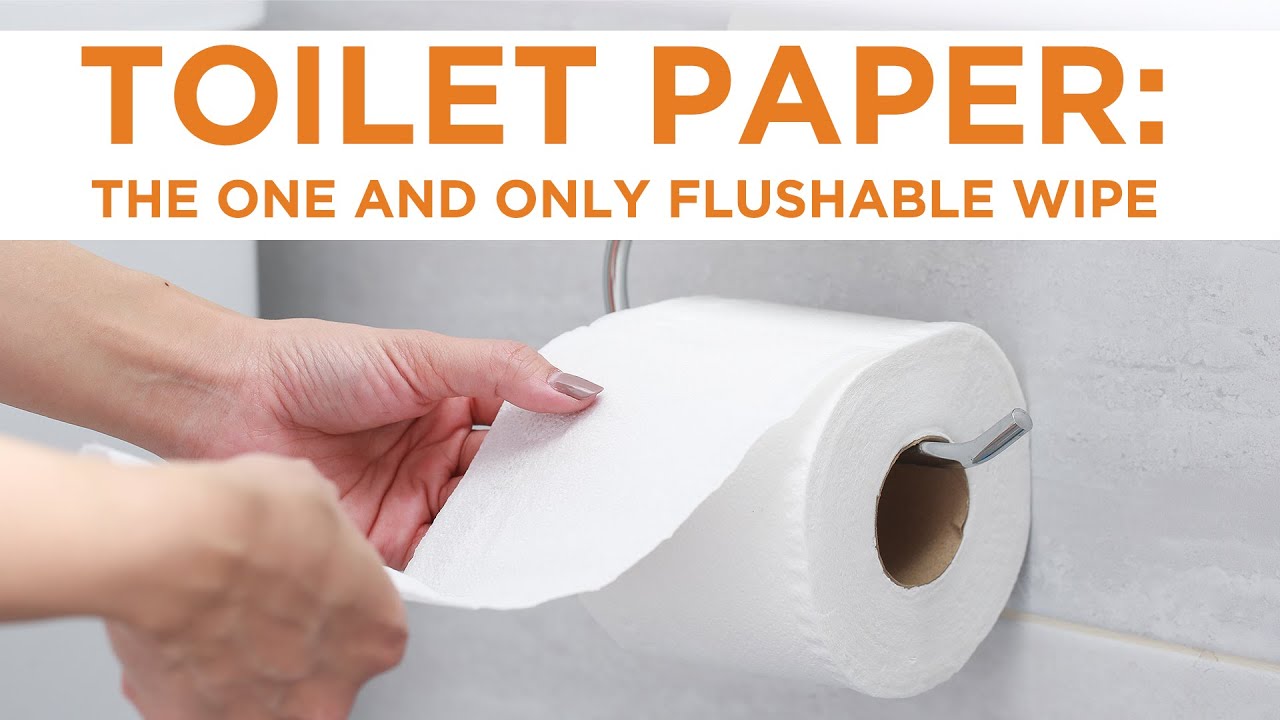 Toilet Paper - The One and Only Flushable Wipe