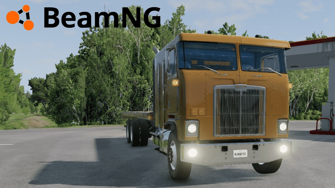 Garvil TC83s Flatbed Upfit POV Drive Beamng drive