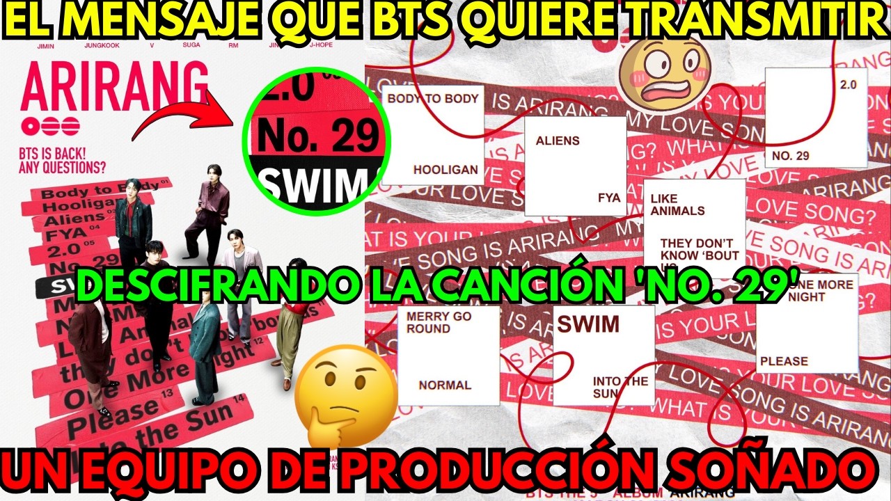 🔥 EL MENSAJE DE BTS EN LAS 14 CANCIONES DE 'ARIRANG' 🤯  ¡El nuevo manifiesto del BTS de hoy! 💜✨