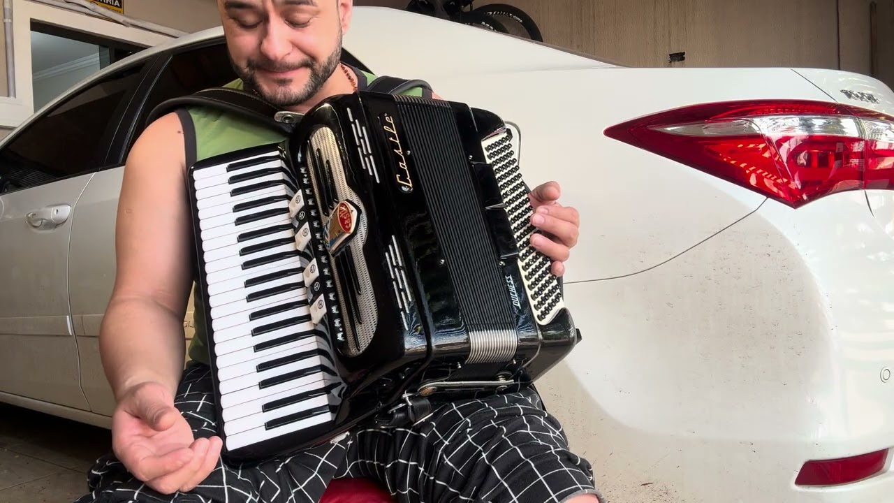 (Vendido ) Acordeon GIULLIETTI 120 Baixos / Reduzida 