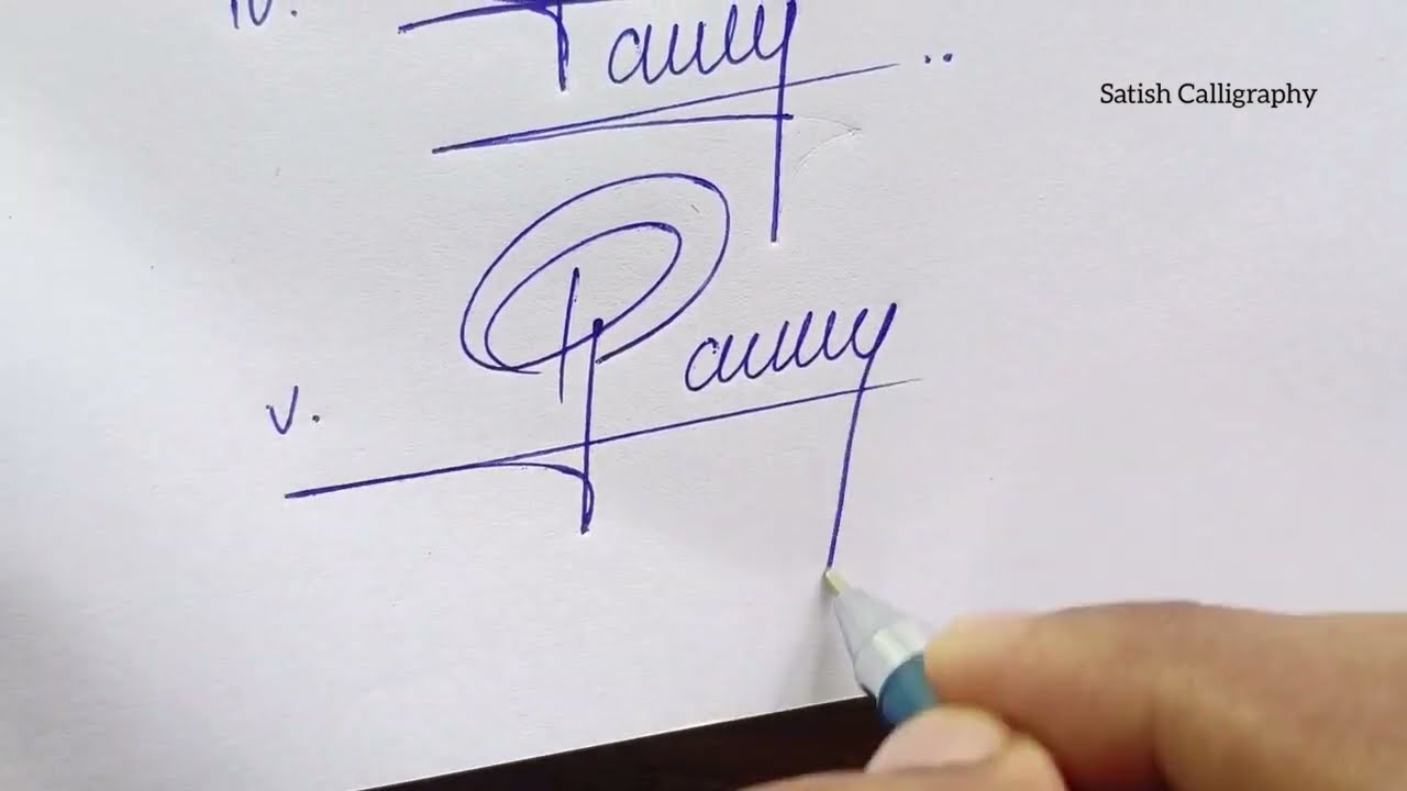 How to Sign the Letter P?❤️