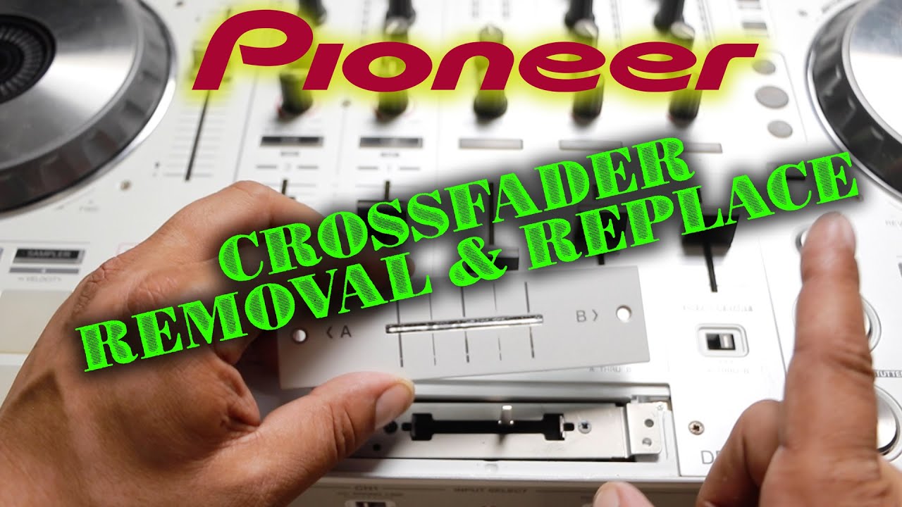 How To Remove Replace Fix The Crossfader on the DDJ SX