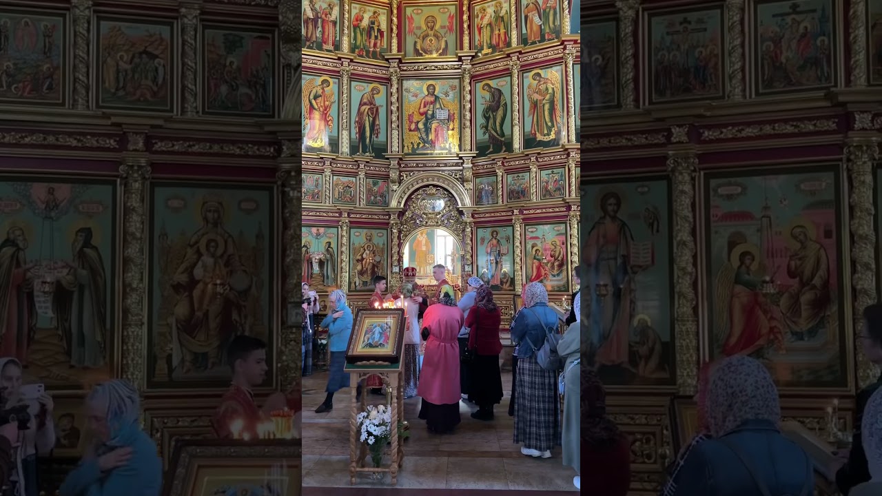 Сегодня на службе в Череповце, кафедральный собор причастие