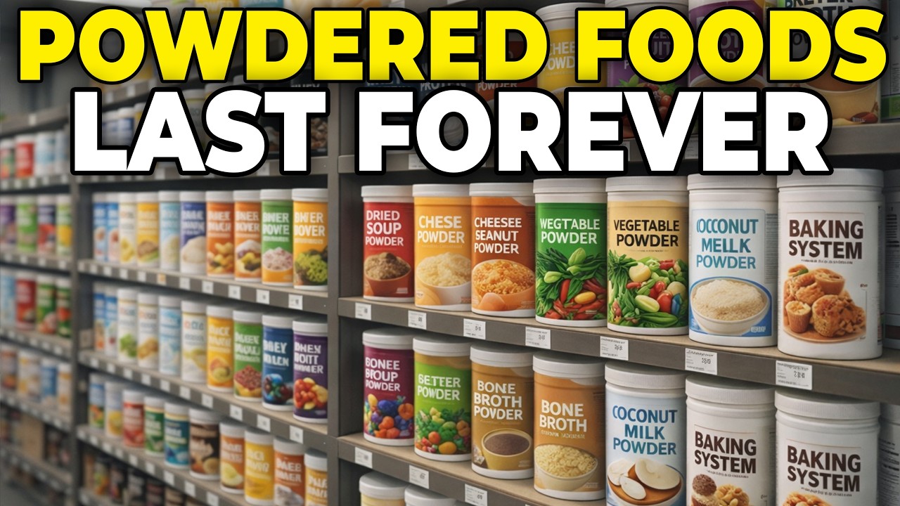 These 12 Powdered Foods That LAST FOREVER! (27+ Year Shelf Life)
