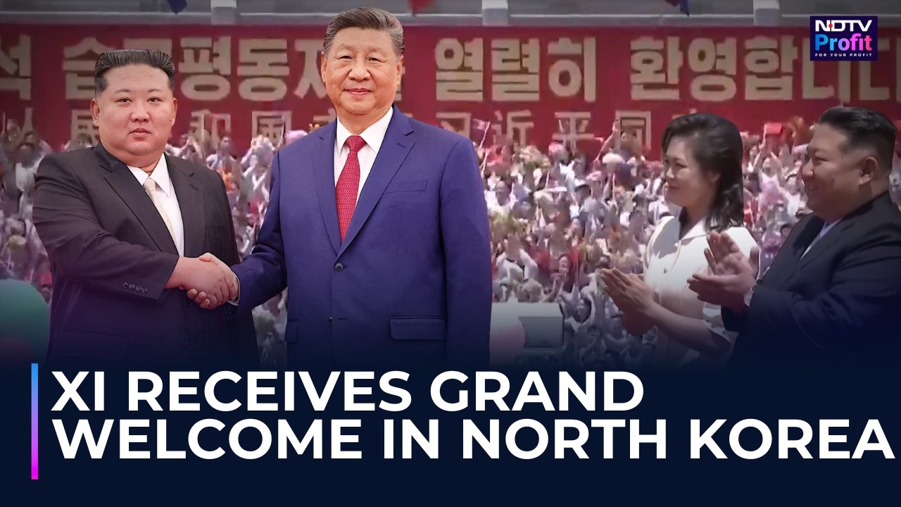 China's Xi Jinping Arrives In North Korea, Receives Grand Welcome In Pyongyang