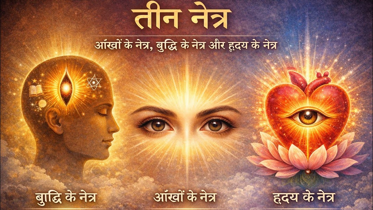 क्या आप जानते हैं हमारे तीन नेत्र होते हैं ?अगर ये सुन लिया तो निरंतर नाम जपचलने लगेगाजानिए