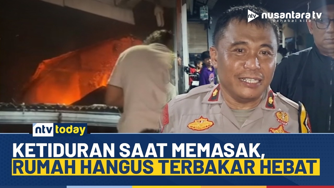 Mencekam! Lagi Masak Ditinggal Tidur, Rumah Hangus di Bogor Terbakar & Balita Tewas | NTV TODAY