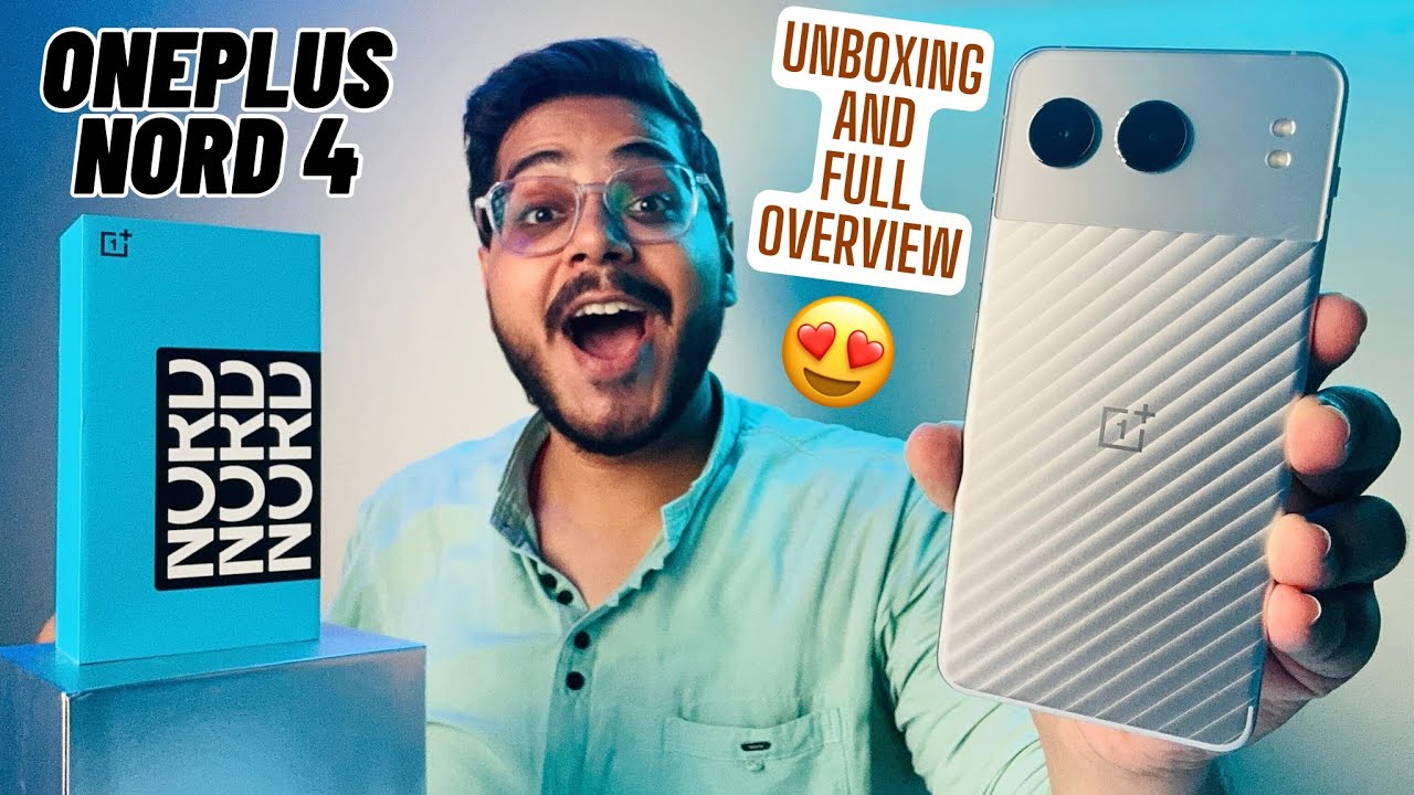 OnePlus Nord 4 5G Mercurial Silver😍 Unboxing and Full Phone Tour - The Unique Smartphone Under 30K🔥