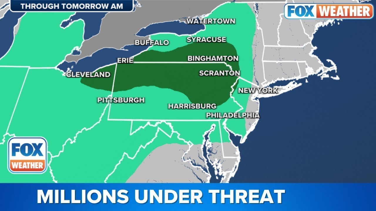 More Soaking Rain, Flooding Risk Looms For the Northeast