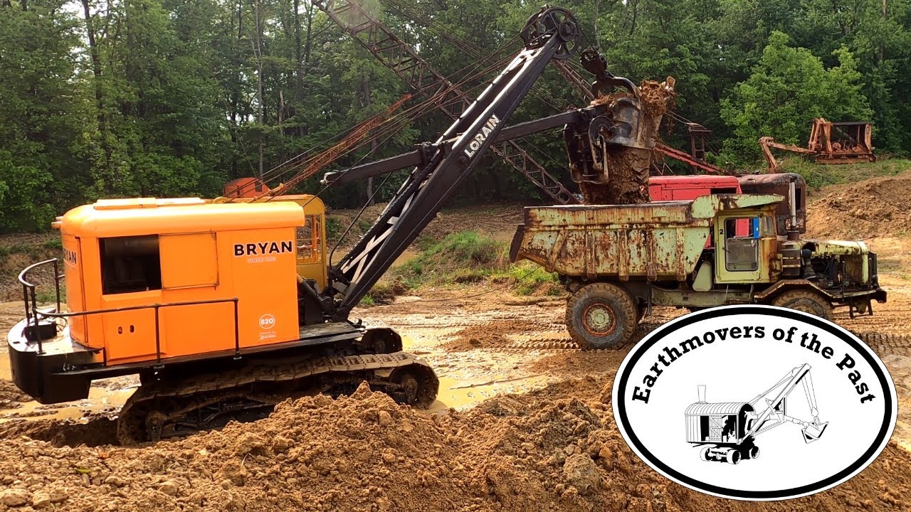 Lorain Shovel Loading a Euclid Rock Truck at the 2023 National Pike May Show