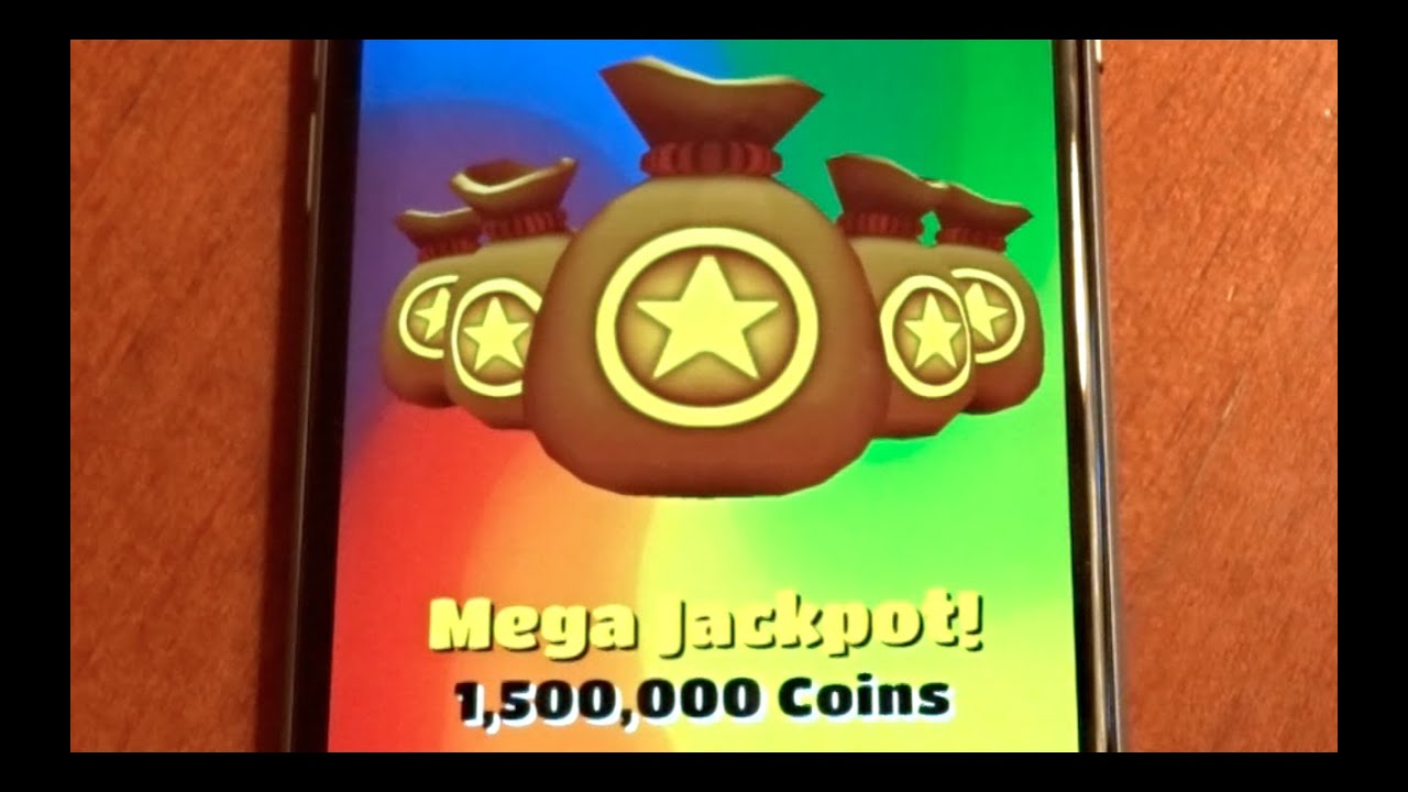 Super Mega Jackpot on Subway Surfers! Woo!