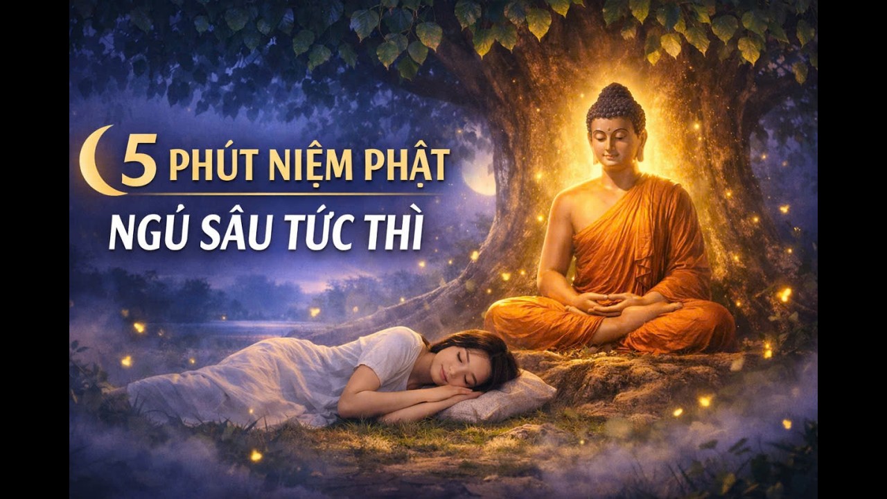 3 Phút Ngủ Ngon Ngay Lập Tức | Phật Pháp Ru Ngủ Tâm Bình An, Ngủ Sâu Không Mộng