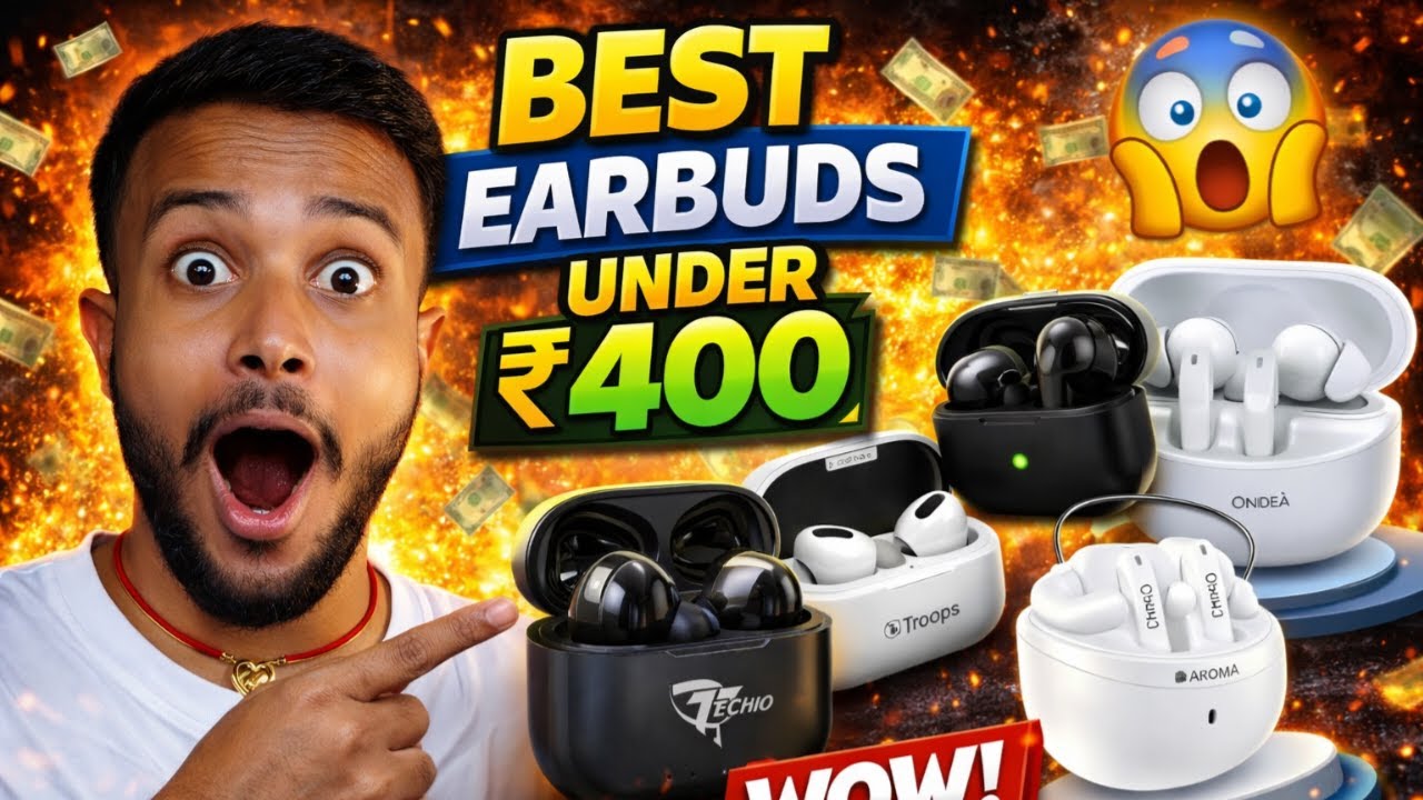 Best Earbuds Under ₹400 😱 | Top 5 Budget TWS Earphones in India | Hindi Review | Vicky Tech Verified