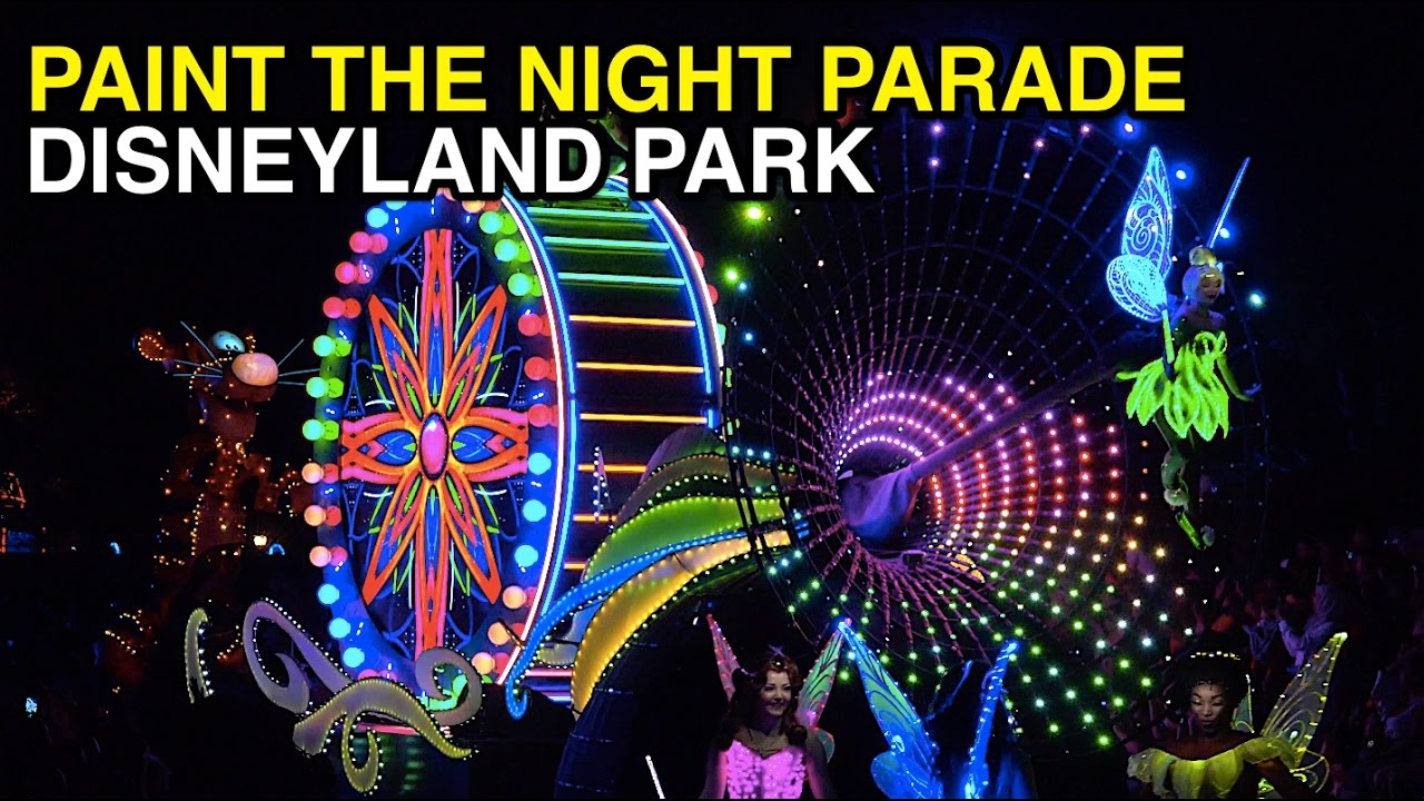 [4K] Paint the Night  - Electrical Parade : Disneyland Park (Anaheim, CA)