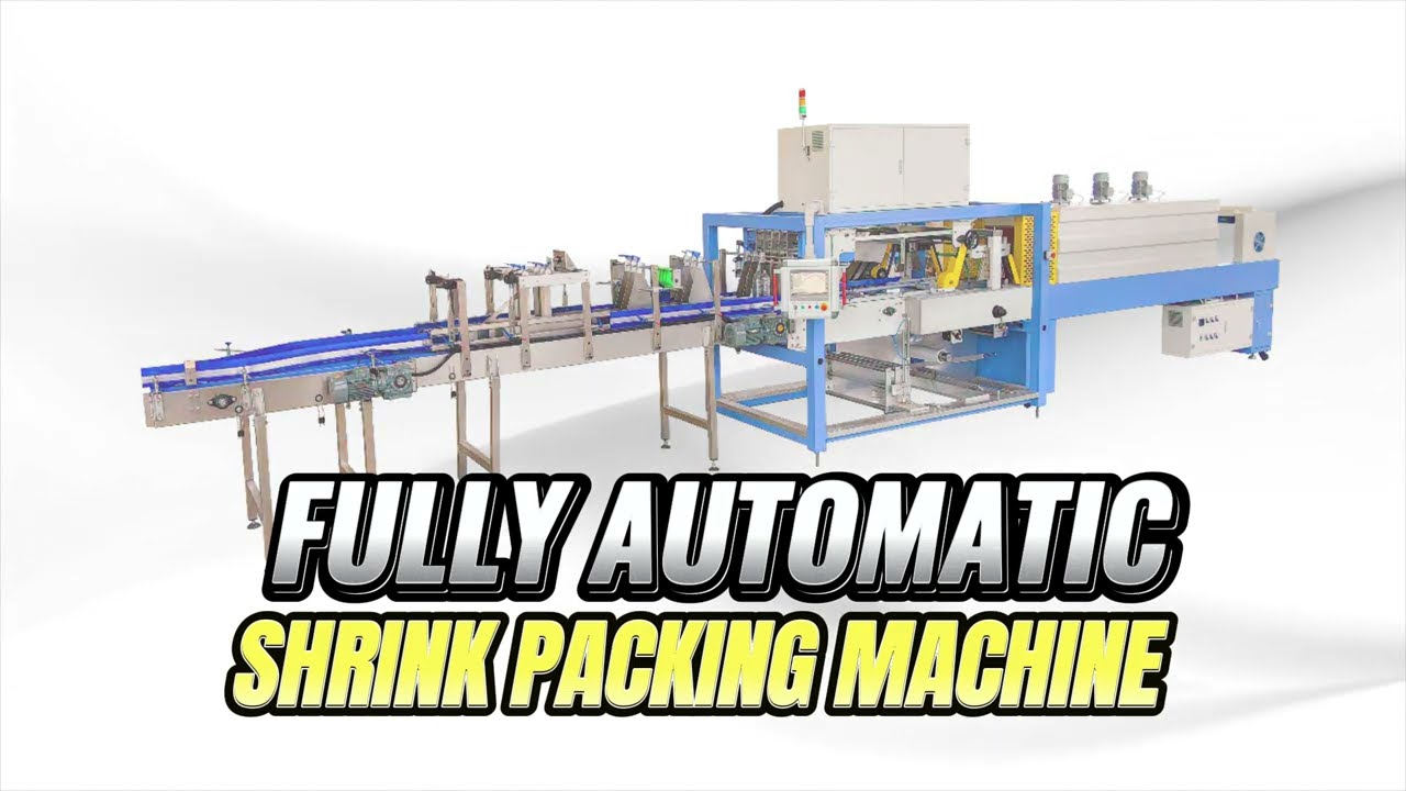 FULLY AUTOMATIC SHRINK PACKING MACHINE WITH BOTTOM SEAL FUNCTION FOR PRINTED OVER-WRAP