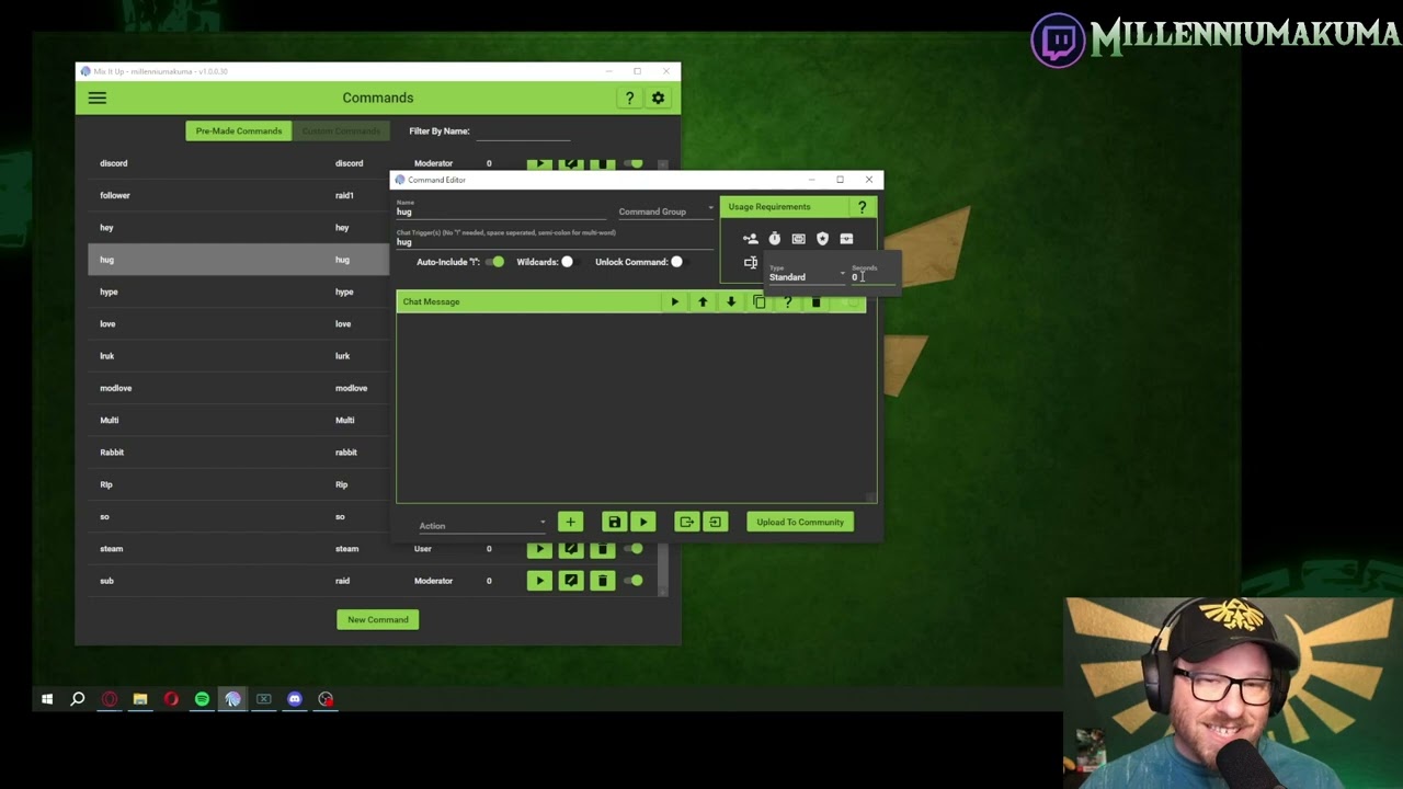 mix it up hug command!
