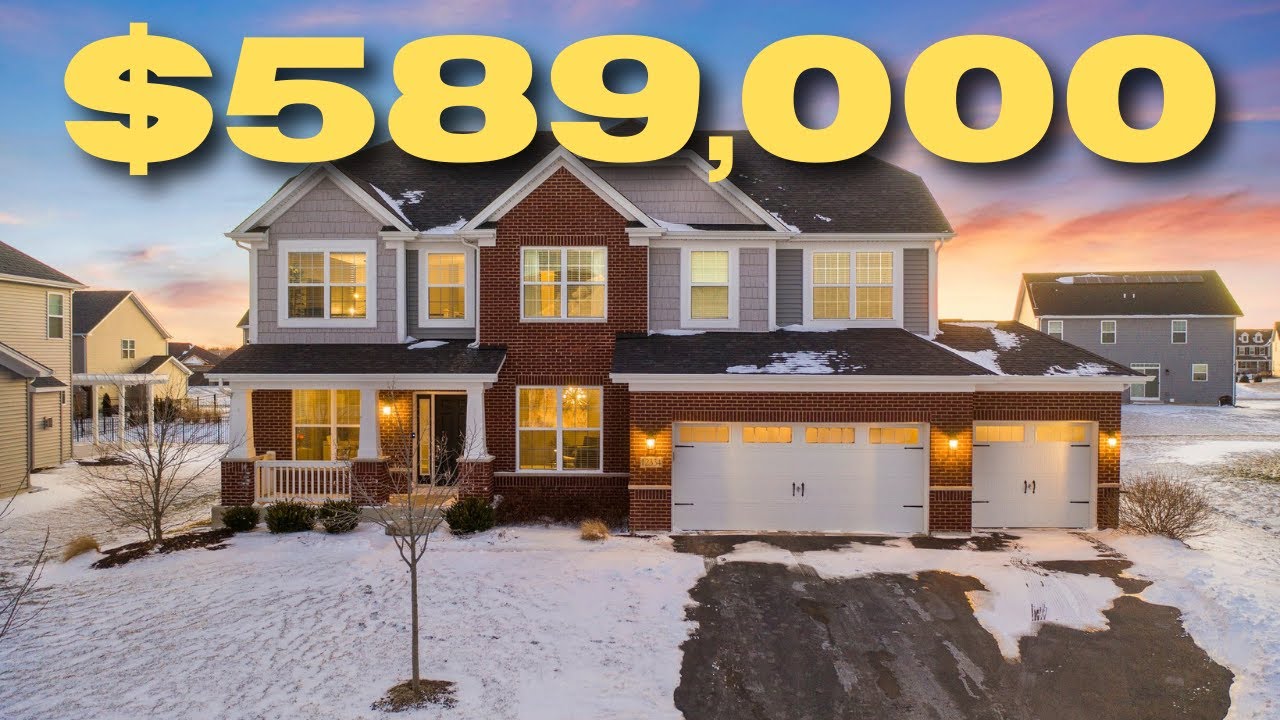 Inside a BEAUTIFUL Plainfield, Illinois Home! | Moving To Chicago Suburbs!