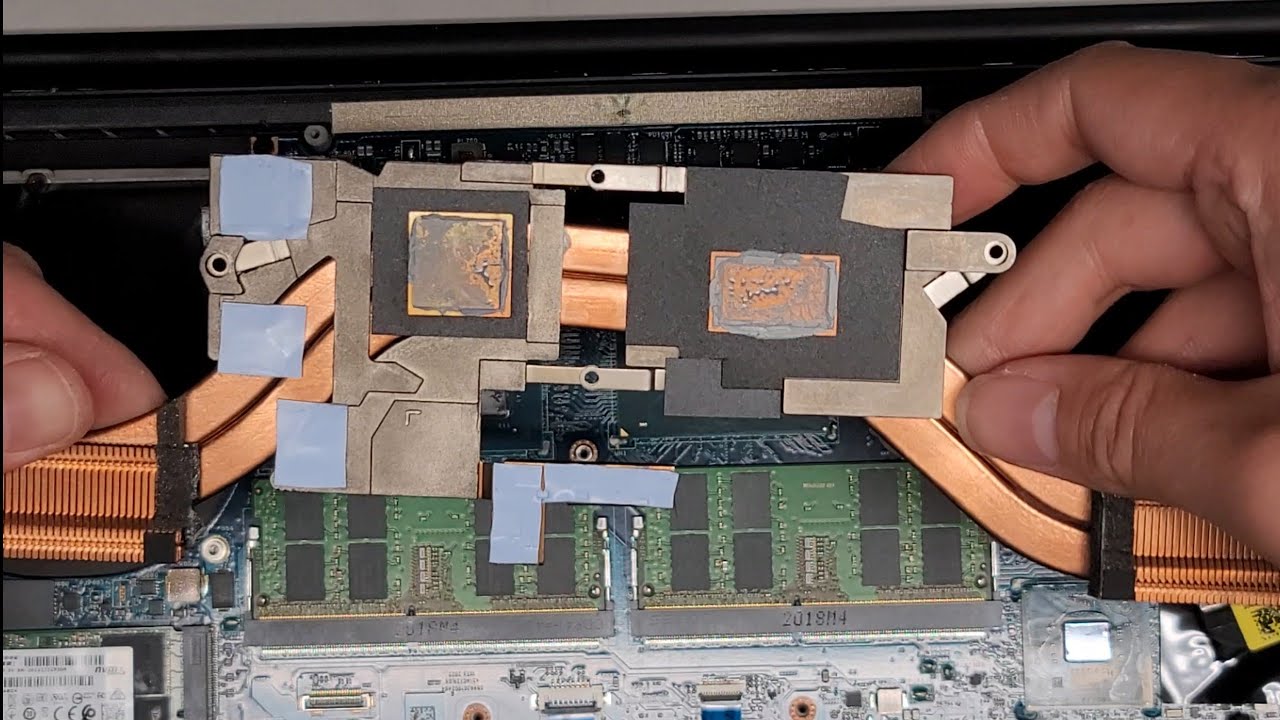 DELL XPS 15 7590 Disassembly RAM SSD Hard Drive Upgrade Battery Fan Replacement Repair Thermal Paste