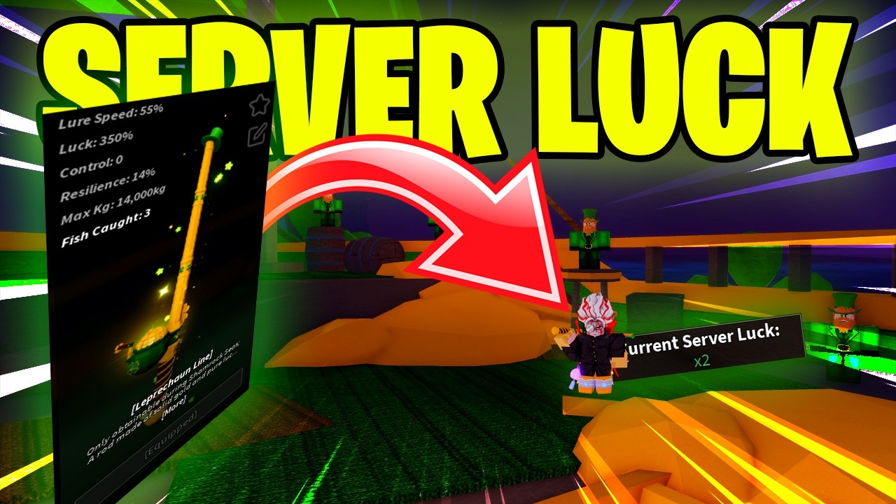 This Rod Can Give You SERVER LUCK?! (Roblox Fisch)