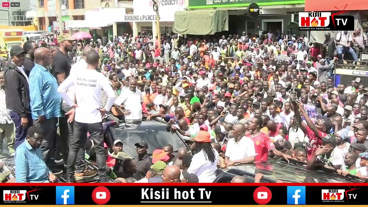 Team Sisi ndio Sifuna storms Mbare town in Vihiga, giving Oburu and Gladys Wanga sleepless nights