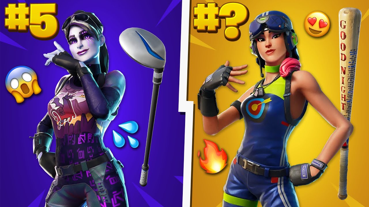 10 Most TRYHARD Skin Combos In Fortnite (Sweaty Combos Chapter 2 Season 4)