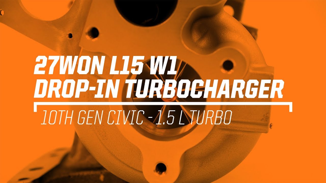 2016+ Honda Civic Turbo Kit Upgrade, 27WON W1 drop in turbocharger