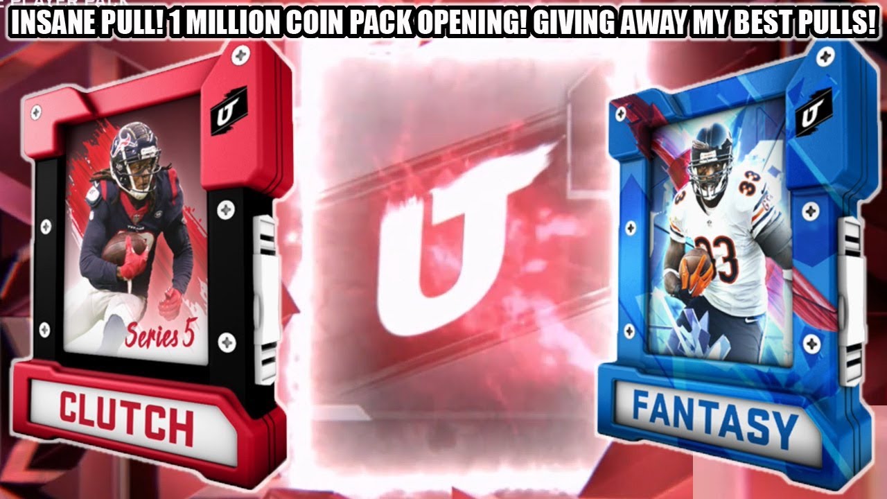 INSANE PULL! 1 MILLION COIN PACK OPENING! GIVING AWAY MY BEST PULLS! | MADDEN 20 ULTIMATE TEAM