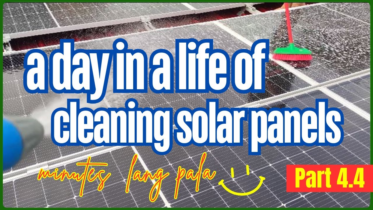 Cleaning our Solar Panels