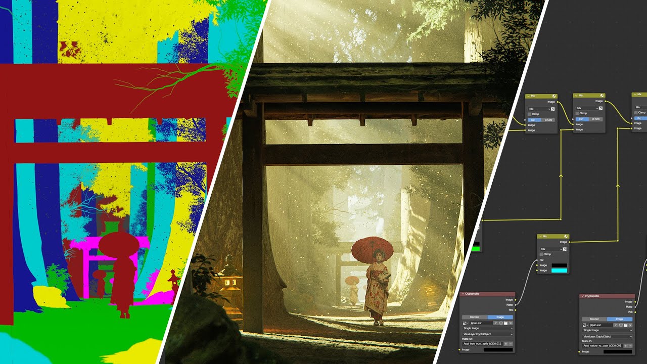 The Secret to Perfect ObjectID Pass in BLENDER for PHOTOSHOP