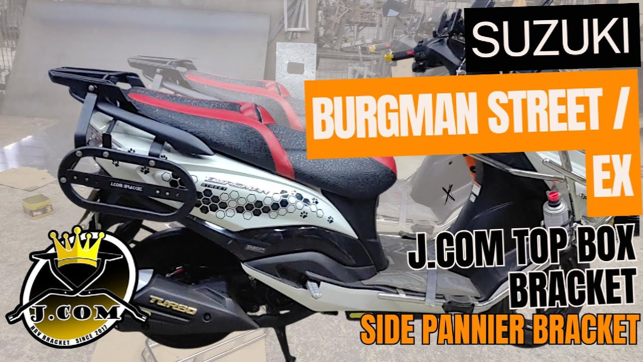 🚀SUZUKI BURGMAN STREET /  EX TOP BOX BRACKET AND SIDE PANNIER BRACKET‼️
