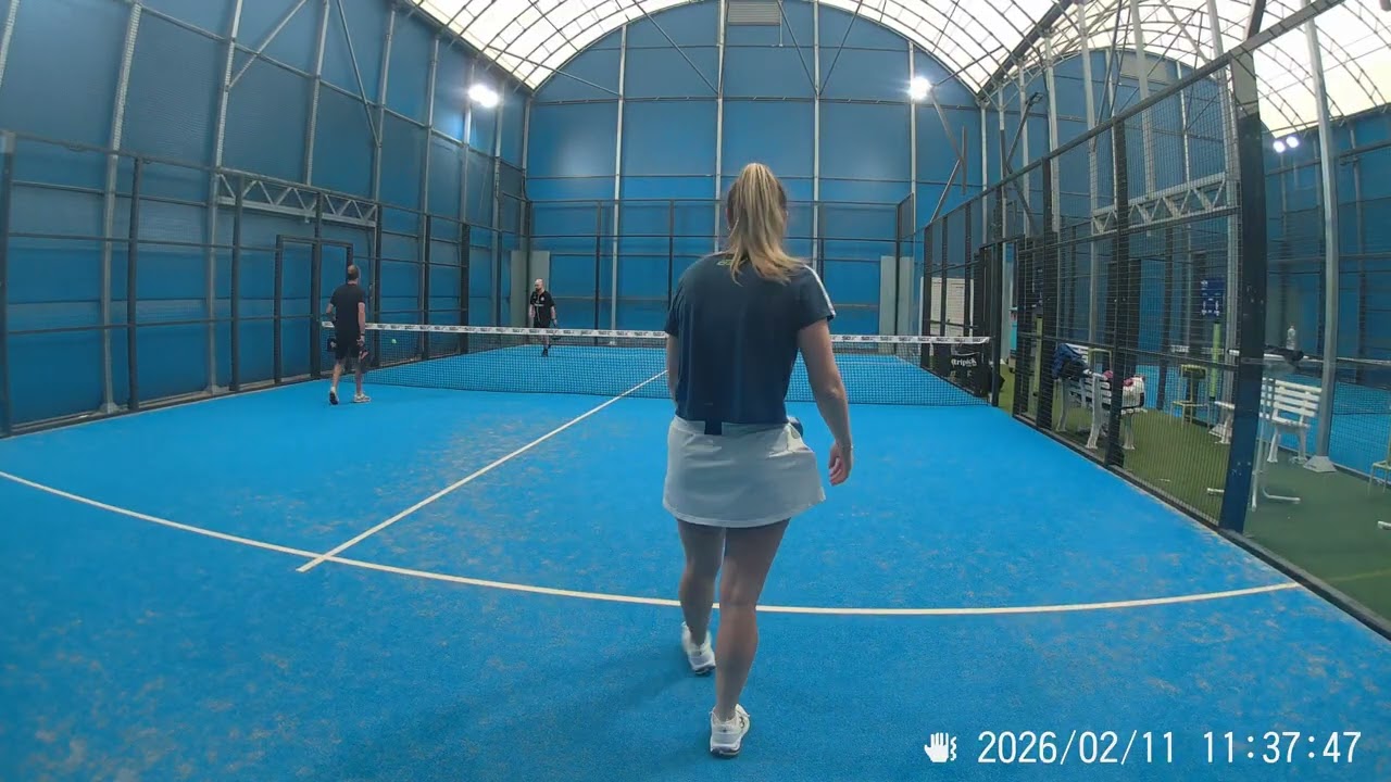 Padel, match entraînement, Lambermont (Cédric&JM - Philippe&Charlotte), 11 Février 2026, partie 8/9