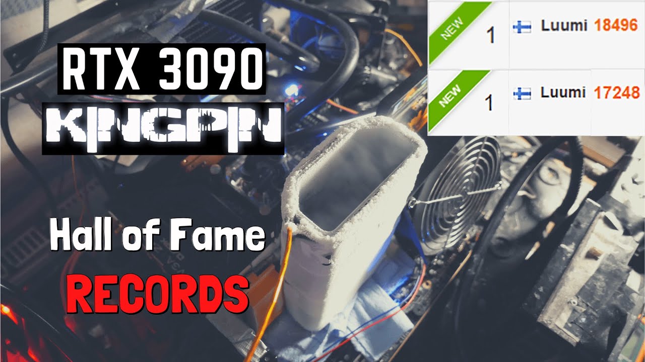 EVGA RTX 3090 K|NGP|N BREAKS 3DMark RECORDS at 2.7GHz+ #RIPJAY #RIPGN