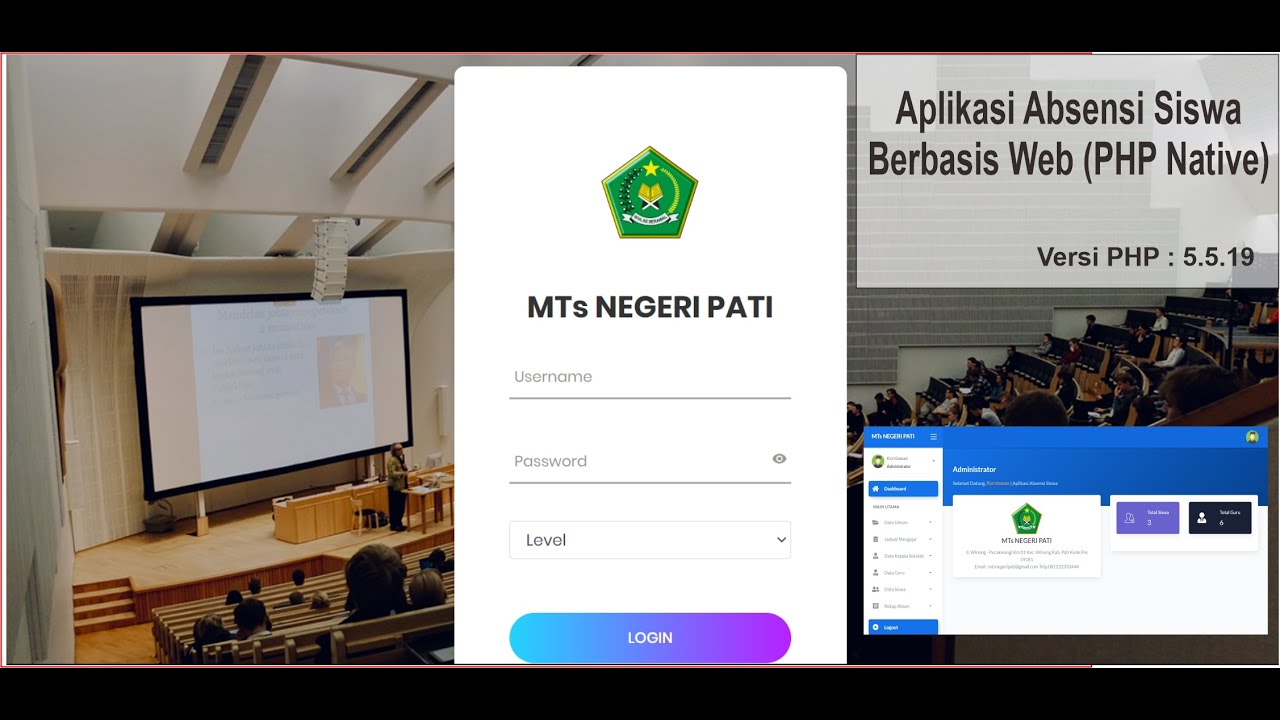 Aplikasi Absensi Siswa Berbasis Web (PHP Native) #download