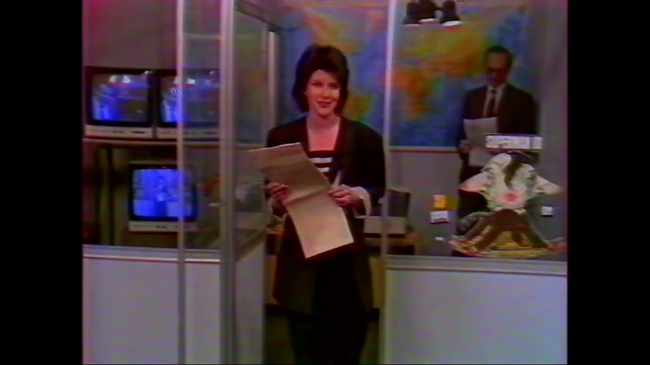 Teleexpress i plansza. Program Pierwszy 14.04.1989