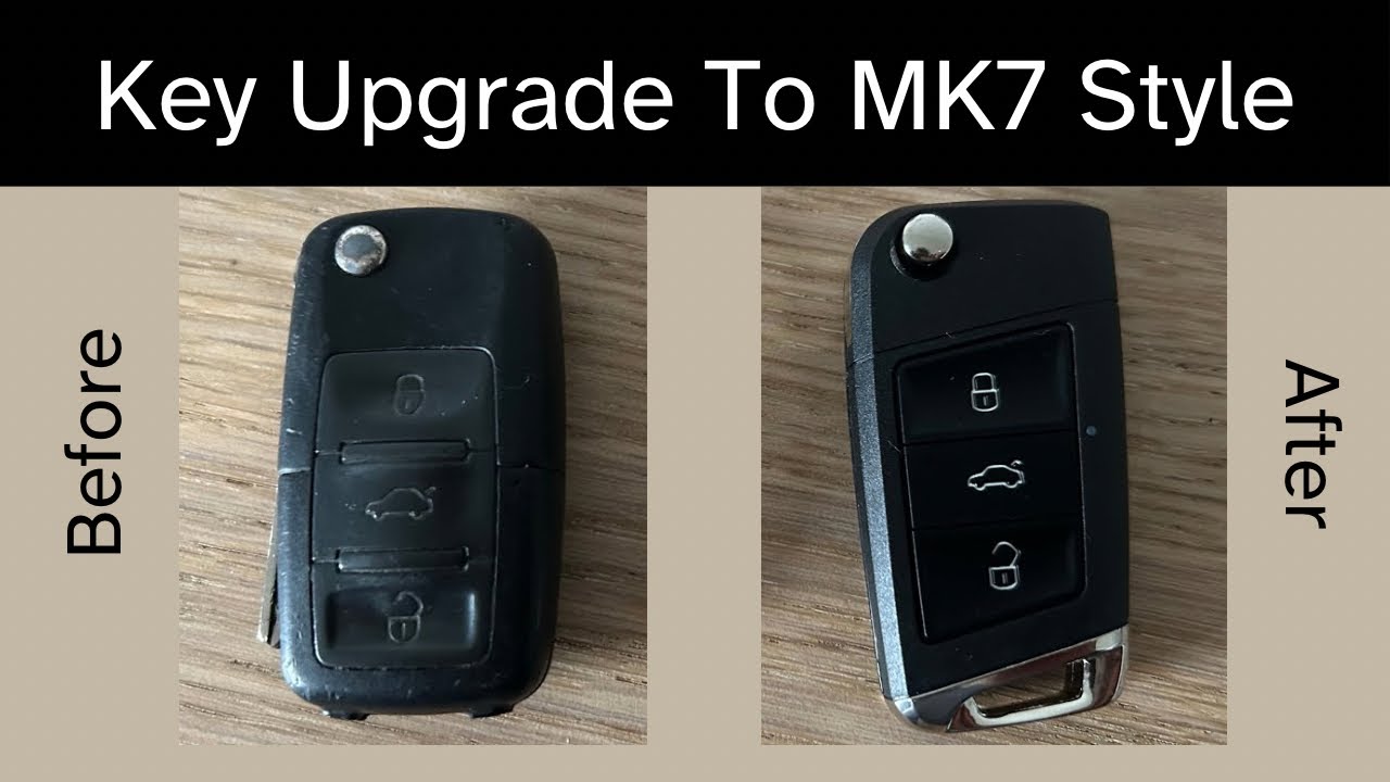 Mk5 Golf / Polo 9n3 / T5 Key Upgrade To Mk7 Style