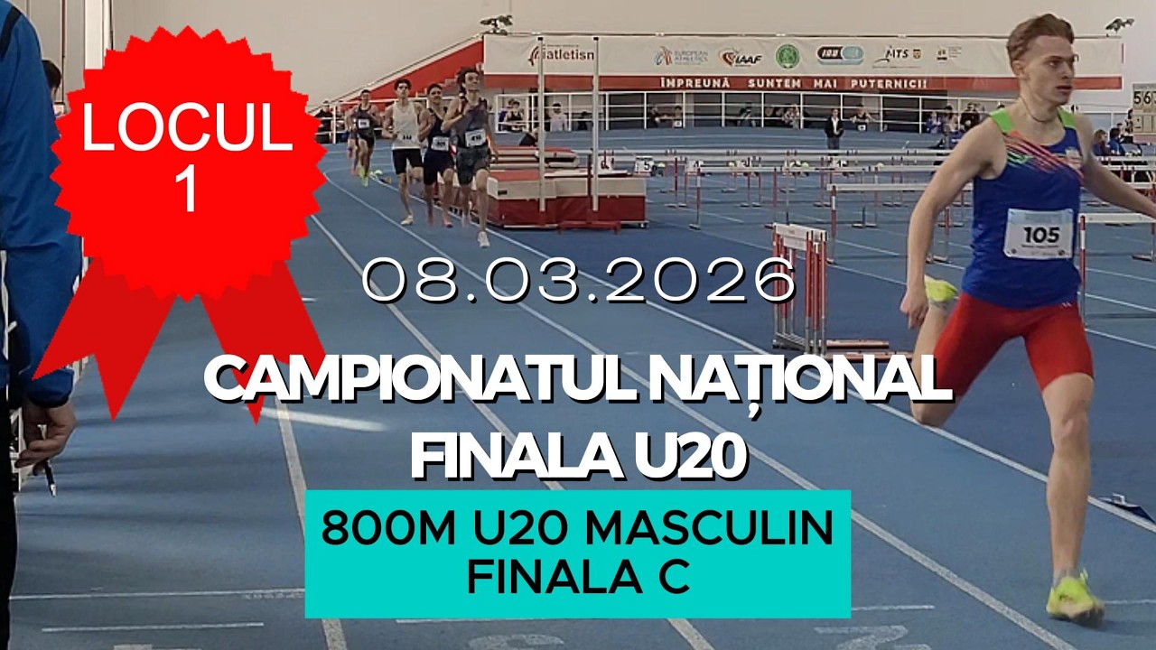 800m U20 Masculin, Finala C | Finala U20, Campionatul National de Atletism 2026