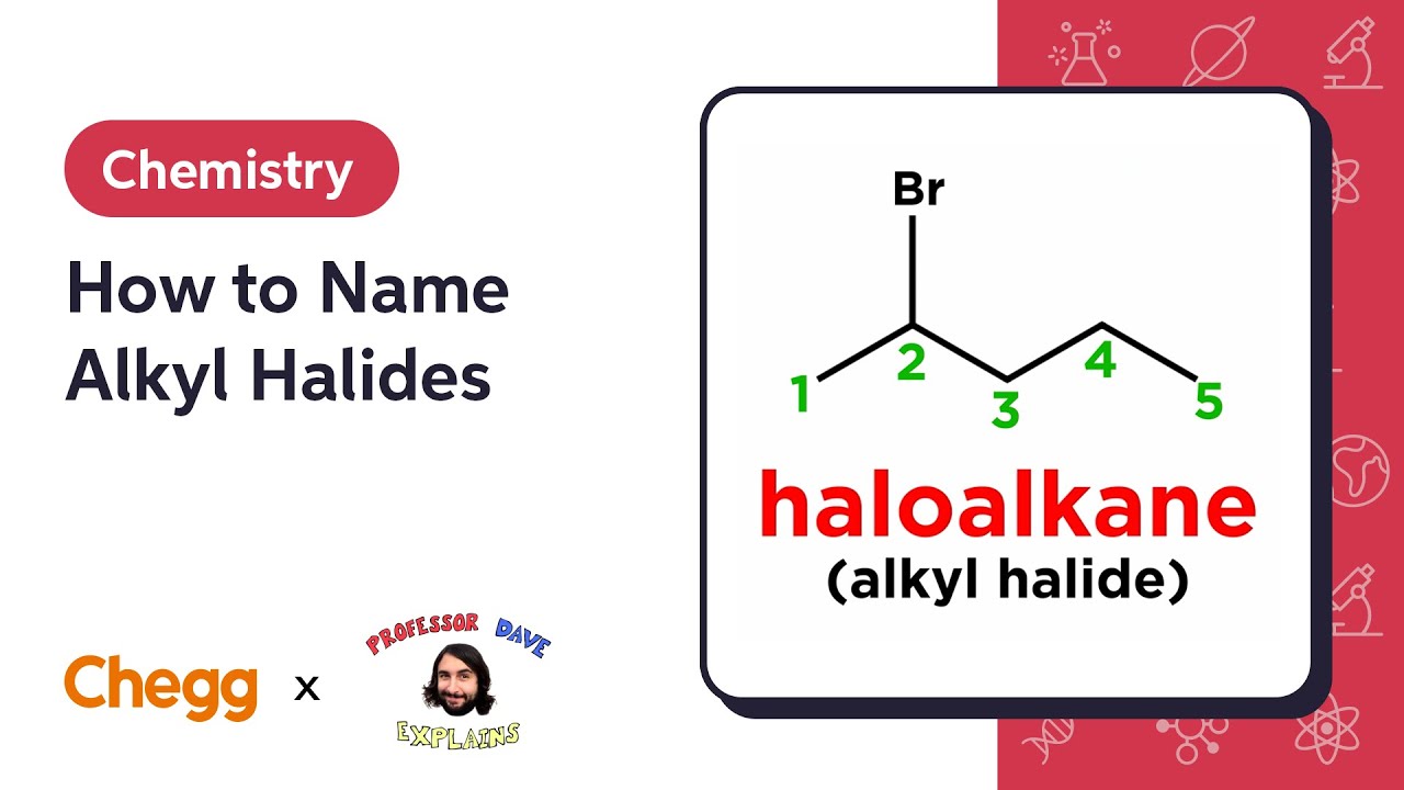 How to Name Alkyl Halides Ft. Professor Dave