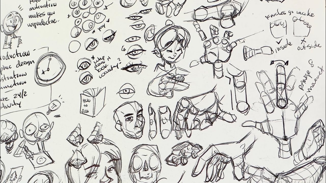 Sketch Stream - Learn to draw hands bodies and a new Method to draw the face!