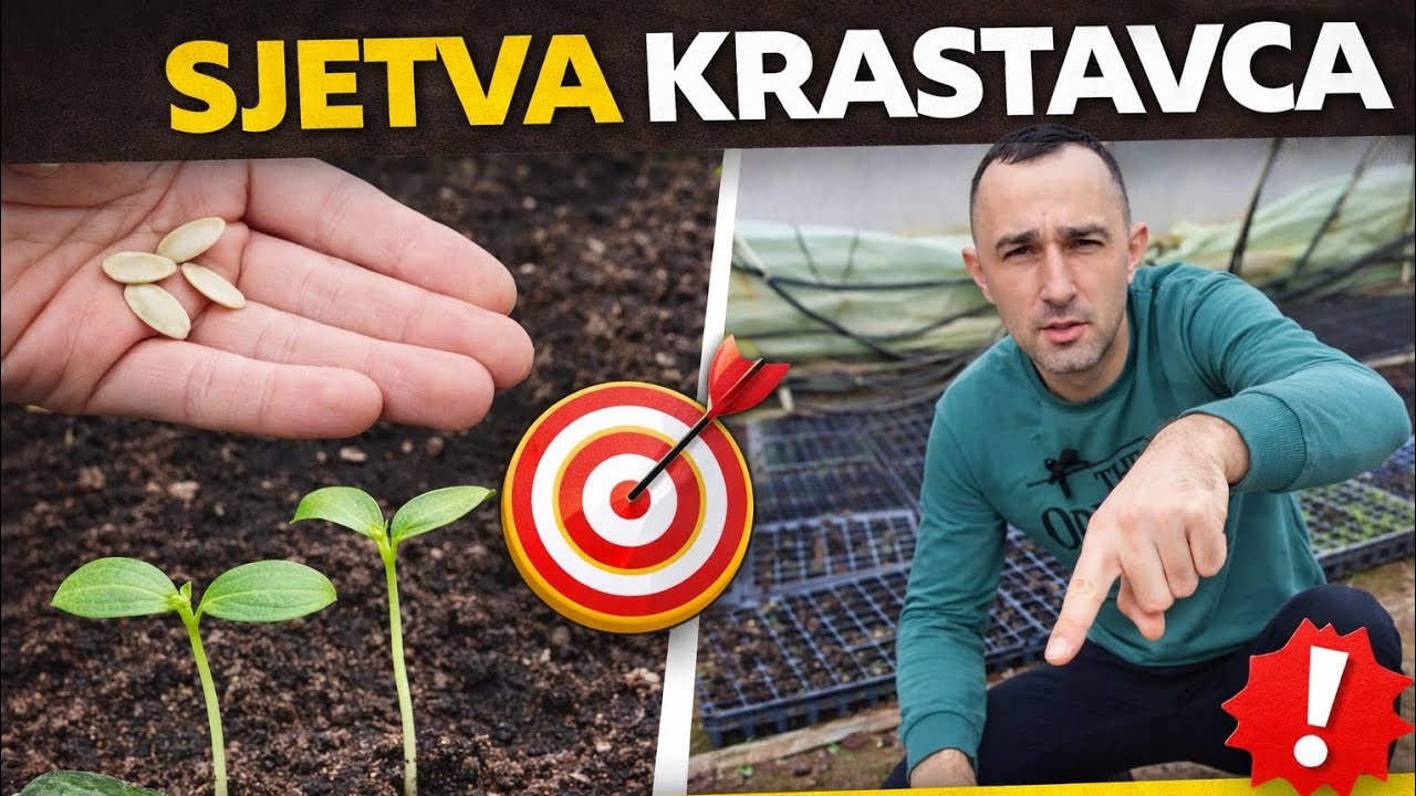 Sjetva krastavca -  kompletan postupak uz savjet