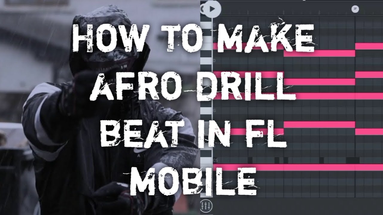 How to make afro drill beat in fl mobile _Fl studio mobile tutorial #flstudiomobile #beatmaking