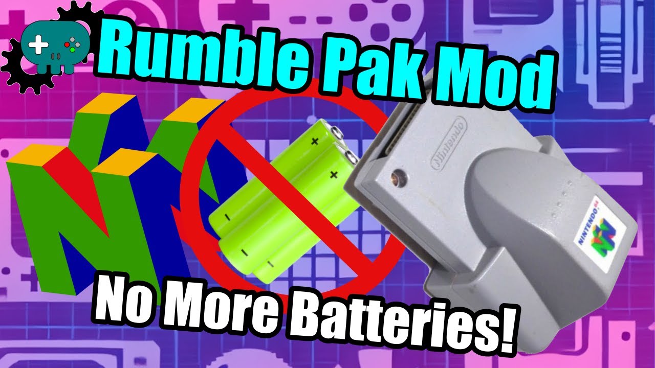 N64 Rumble Pak Battery-Free Mod