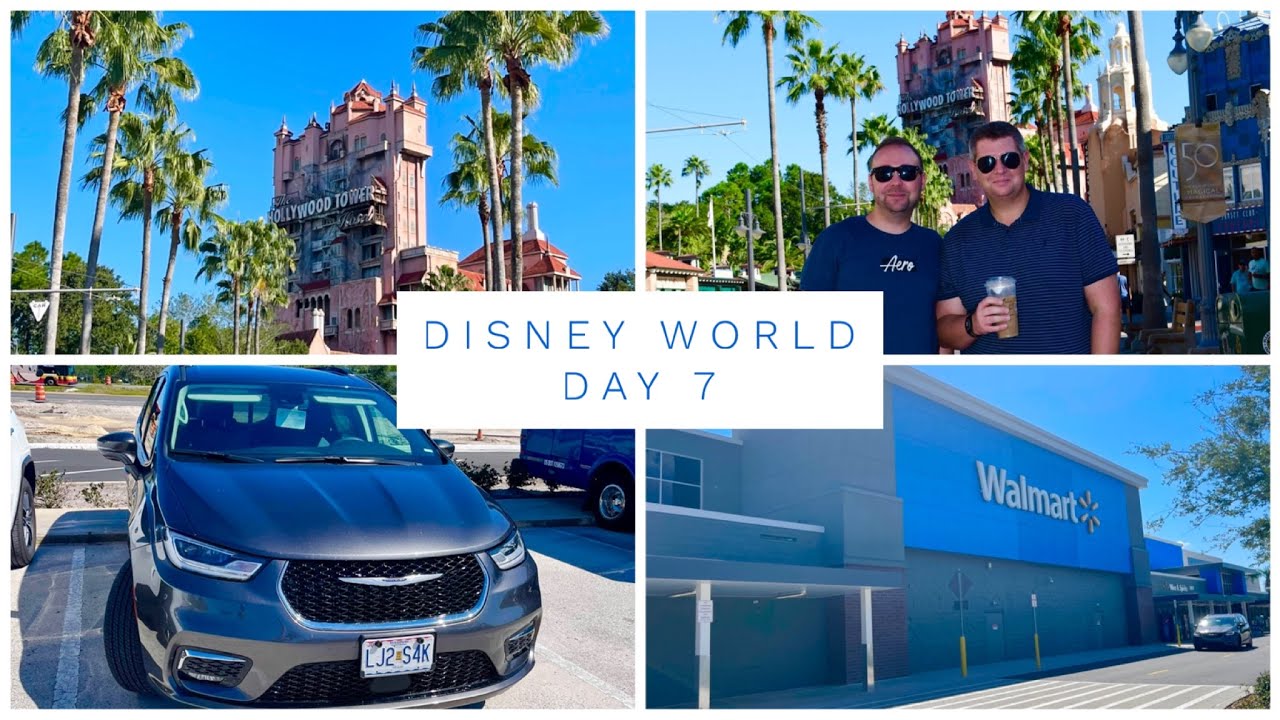 WALT DISNEY WORLD & FLORIDA VLOG - SEPTEMBER 2022 - DAY 7 - HOLLYWOOD STUDIOS, CAR HIRE, WALMART