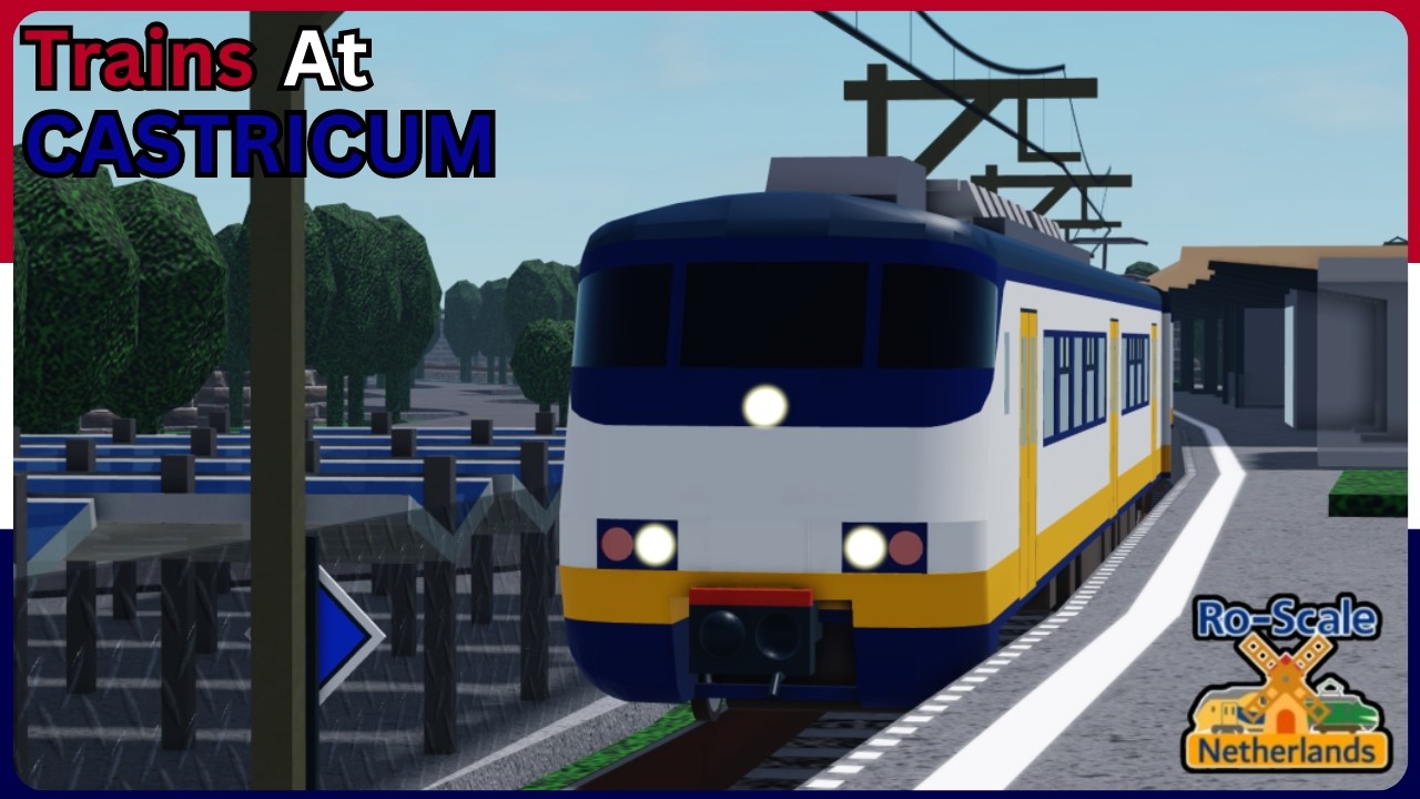 Trains at Castricum (Ro Scale Netherlands)