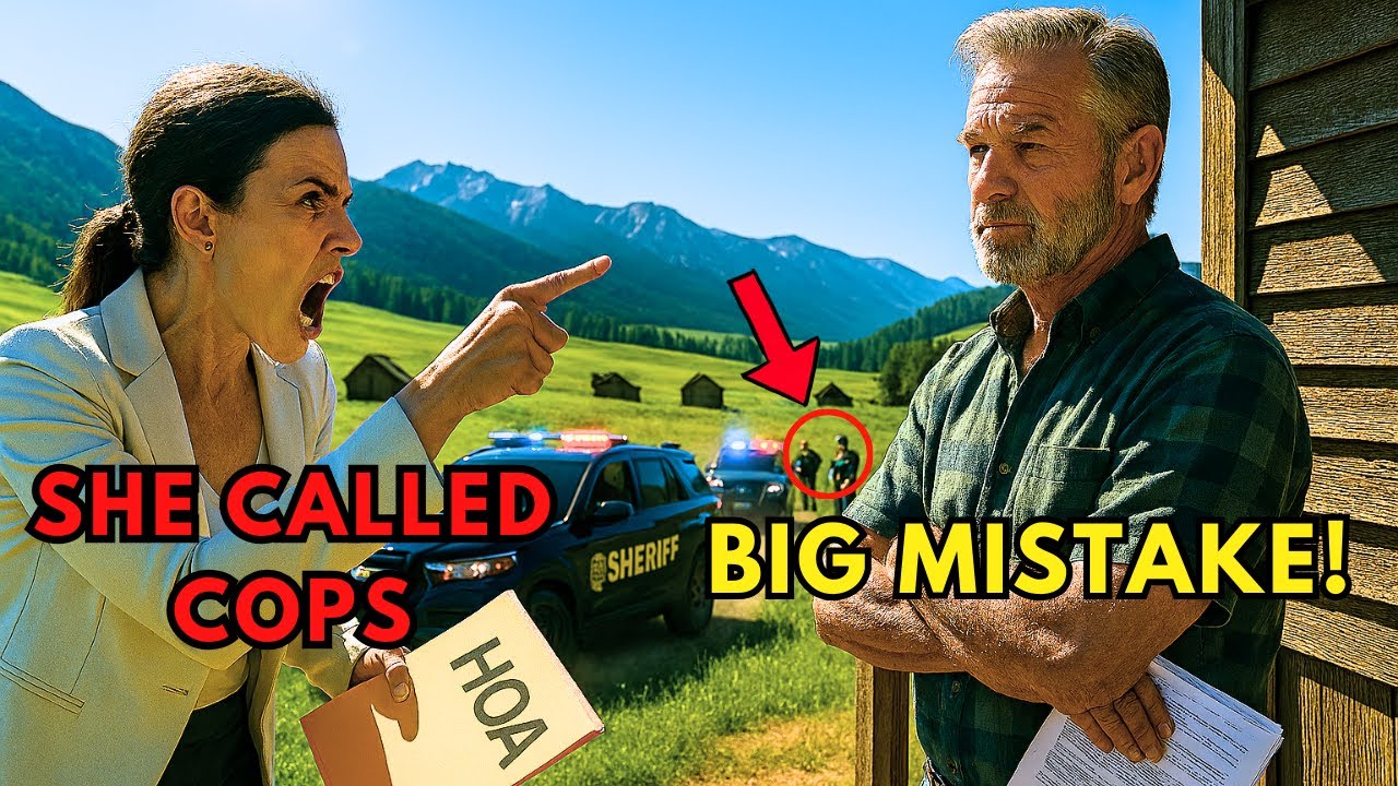 HOA Karen Called Police On My Cabin — She Didn’t Know I Own the Whole Valley