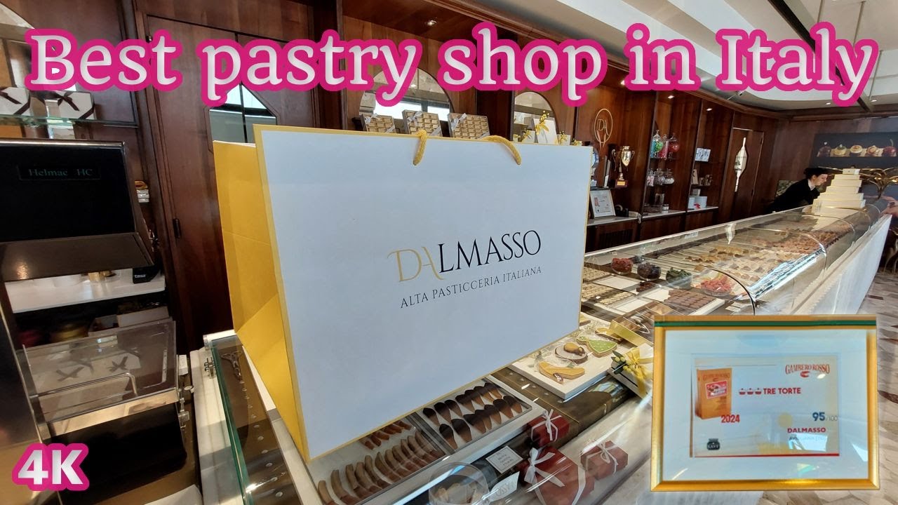 The best pastry shop in Italy | Italy's best bakery. Pasticceria Dalmasso | 4K