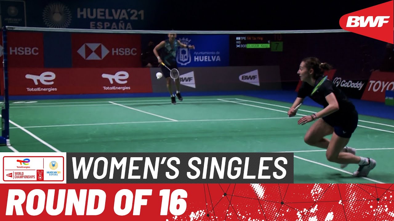 TotalEnergies BWF World Championships 2021 | Tai Tzu Ying (TPE) [1] vs Kirsty Gilmour (SCO) | R16