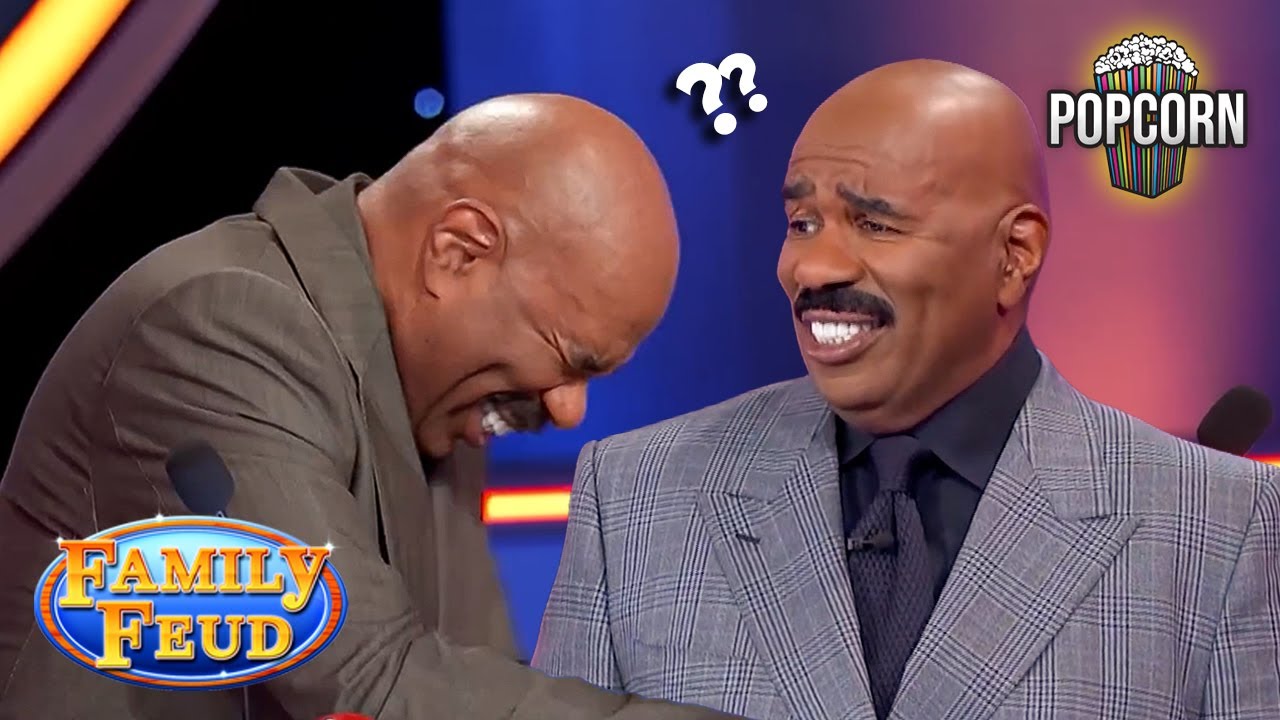 FUNNIEST Fill In The Blank Questions That Steve Harvey LOVED! | Family Feud