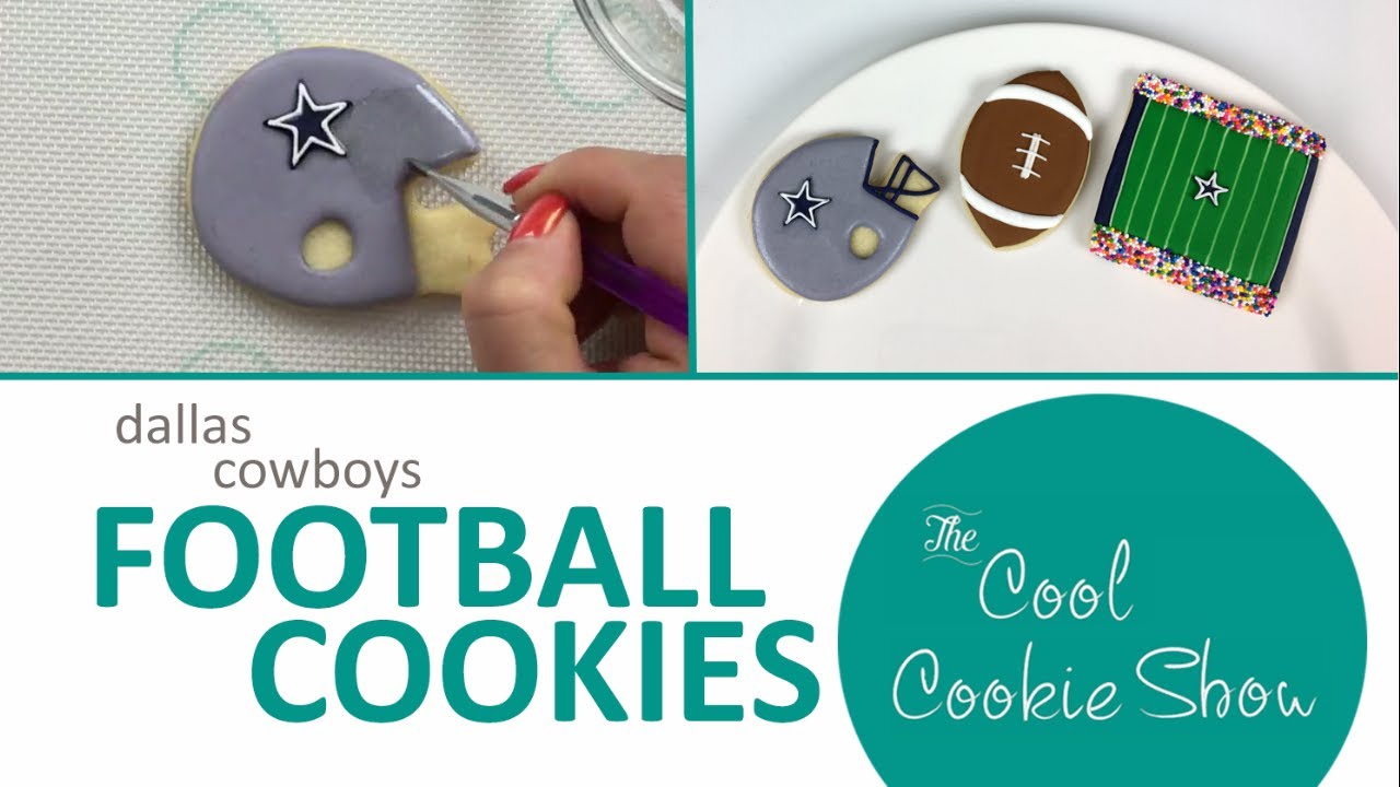 Dallas Cowboys Football Cookies